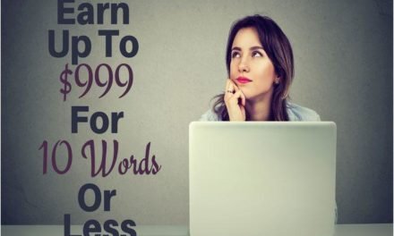 Earn up to $999 for 10 words or less